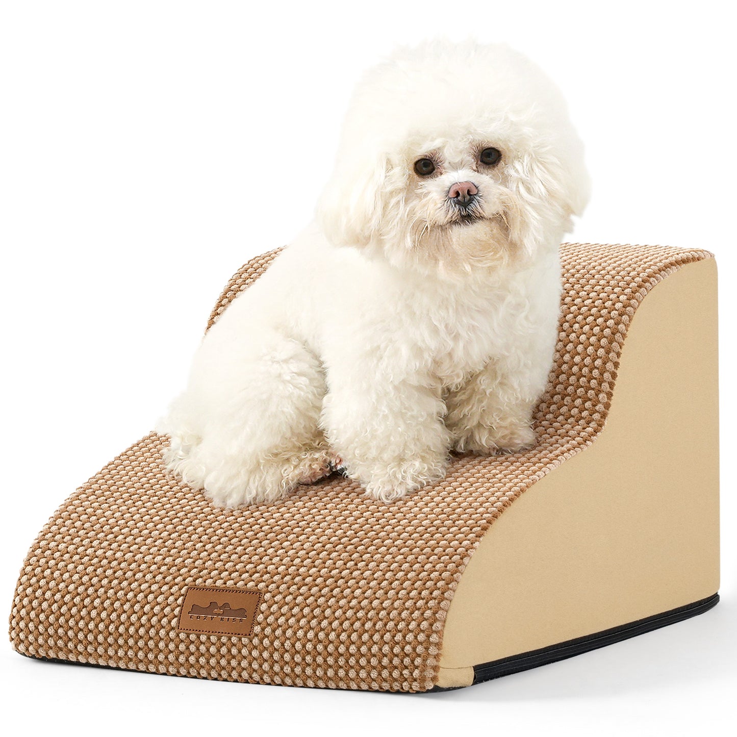 2-Step Joint-Fridendly Curved Pet Stairs
