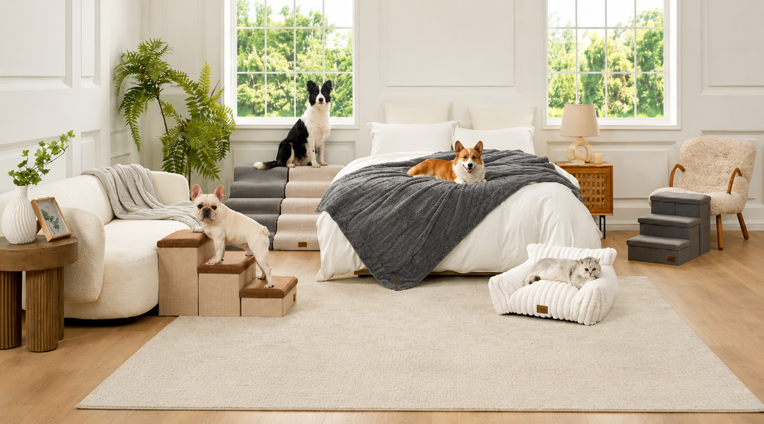 Dog Stairs or Ramp? How to Choose a Safer Way for Your Dog to Reach Furniture