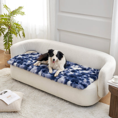 Fluffy Soft Bubble Faux Fur Couch Cover