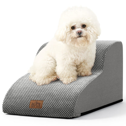2-Step Joint-Fridendly Curved Pet Stairs