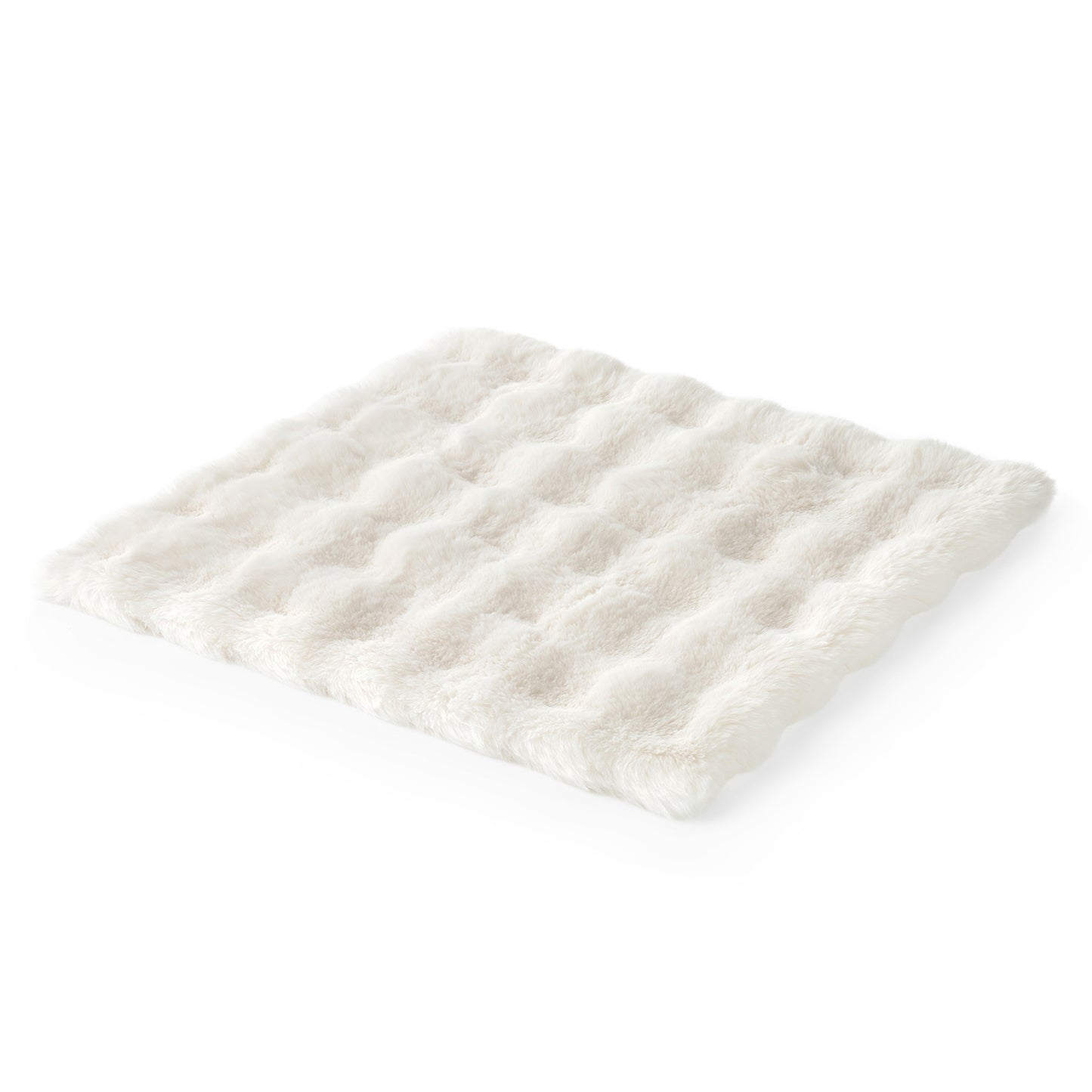 Fluffy Soft Bubble Faux Fur Couch Cover