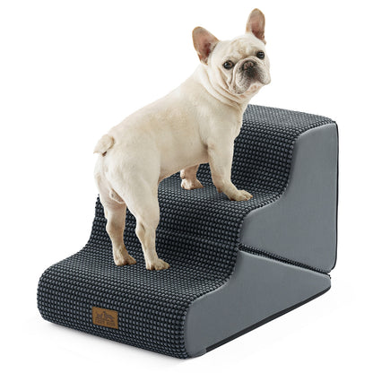 3-Step 2-in-1 Pet Stairs with Ramp Mode