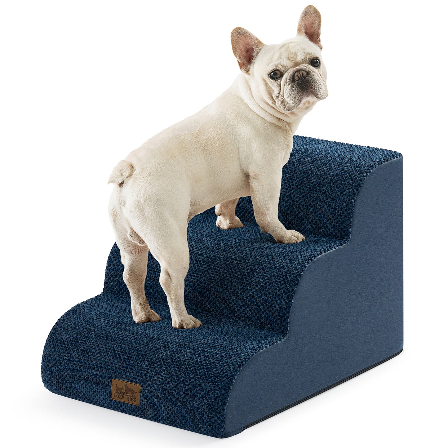 3-Step Extra Wide Curved Pet Stairs