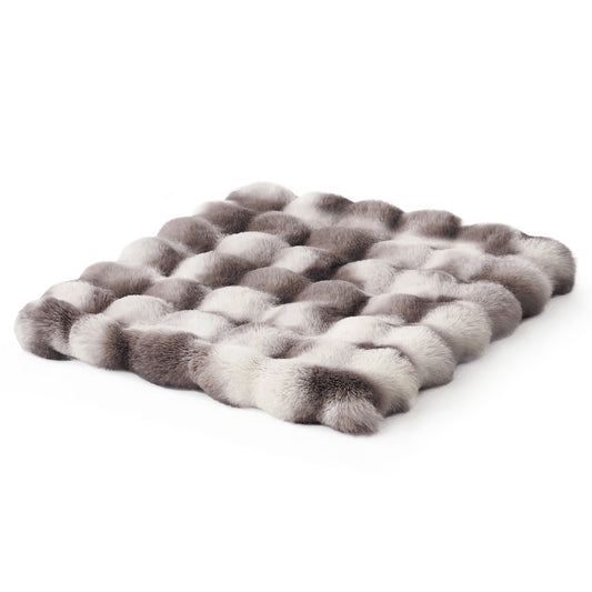 Cozy Kiss Fluffy Soft Bubble Faux Fur Couch Cover tie dye faux fur pet sofa cover #color_Tie-Dye Grey