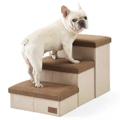3-Step Space-Saving Storage Pet Stairs