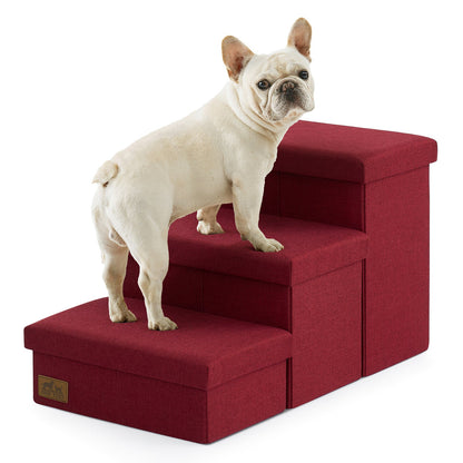 3-Step Space-Saving Storage Pet Stairs