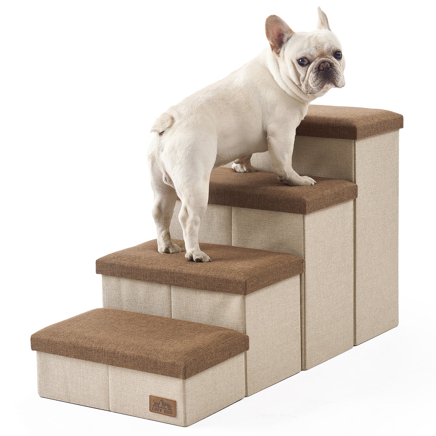 4-Step Space-Saving Storage Pet Stairs