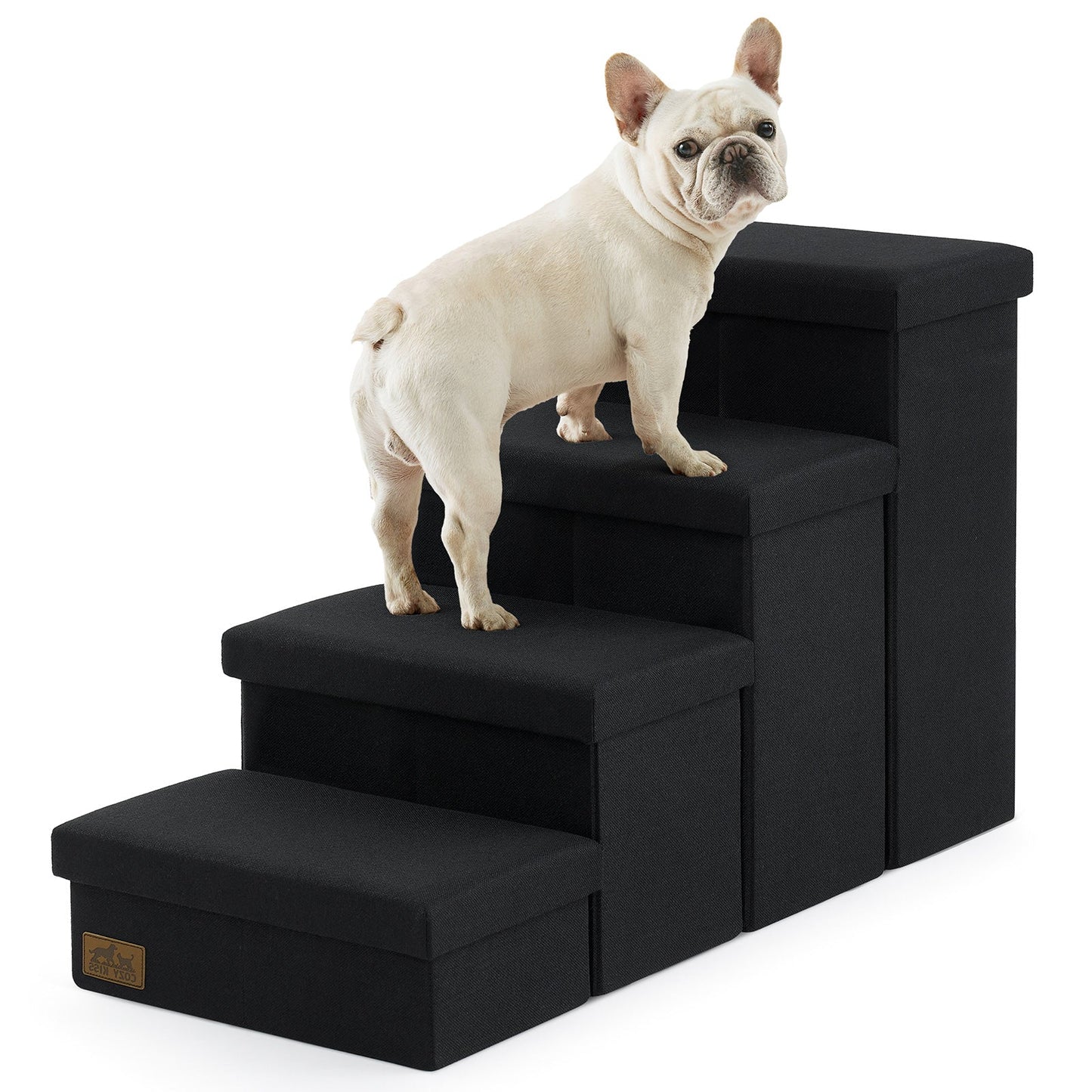 4-Step Space-Saving Storage Pet Stairs