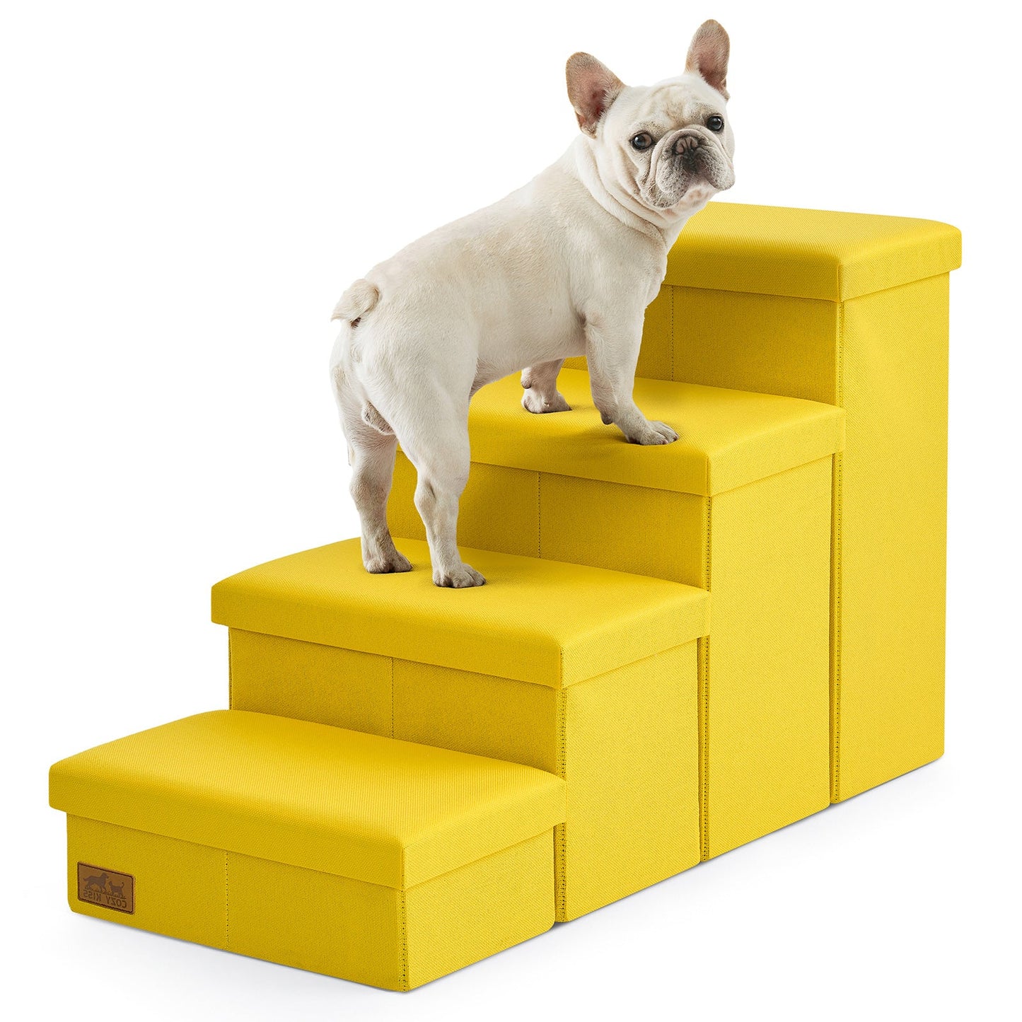 4-Step Space-Saving Storage Pet Stairs