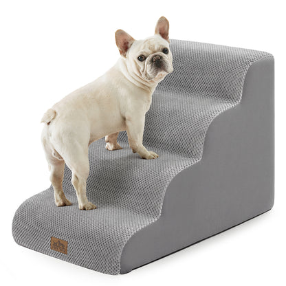 4-Step Extra Wide Curved Pet Stairs