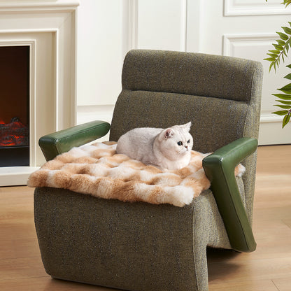 Fluffy Soft Bubble Faux Fur Couch Cover