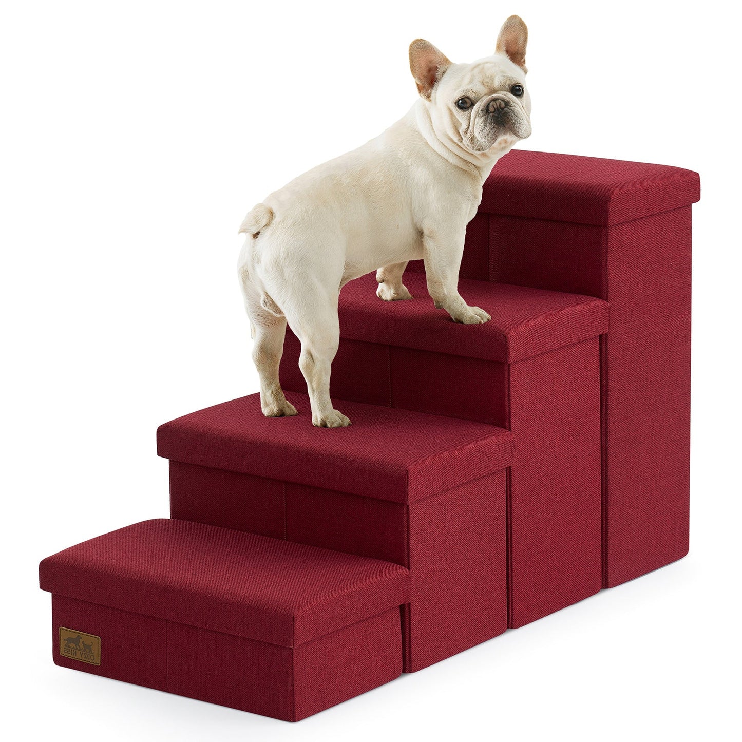 4-Step Space-Saving Storage Pet Stairs
