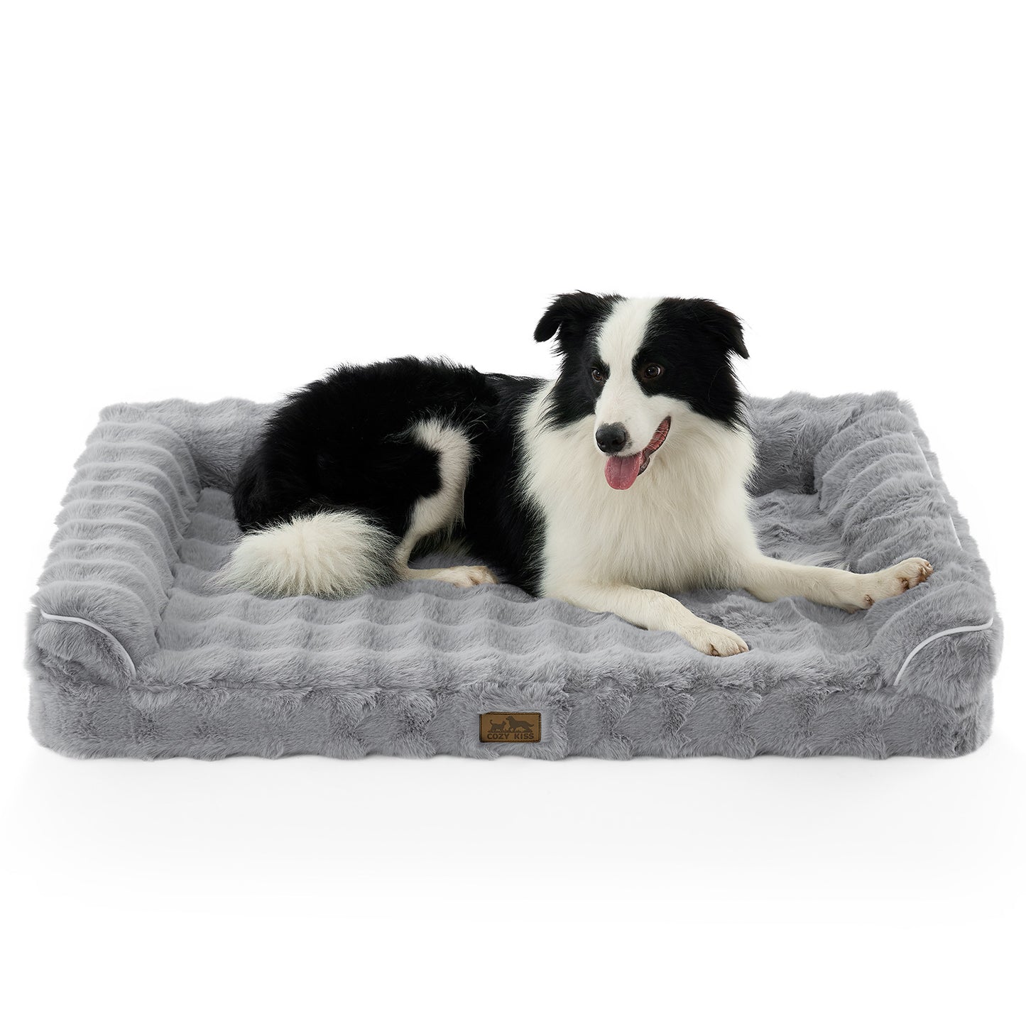Fluffy Soft Bubble Faux Fur U-Shaped Dog Bed