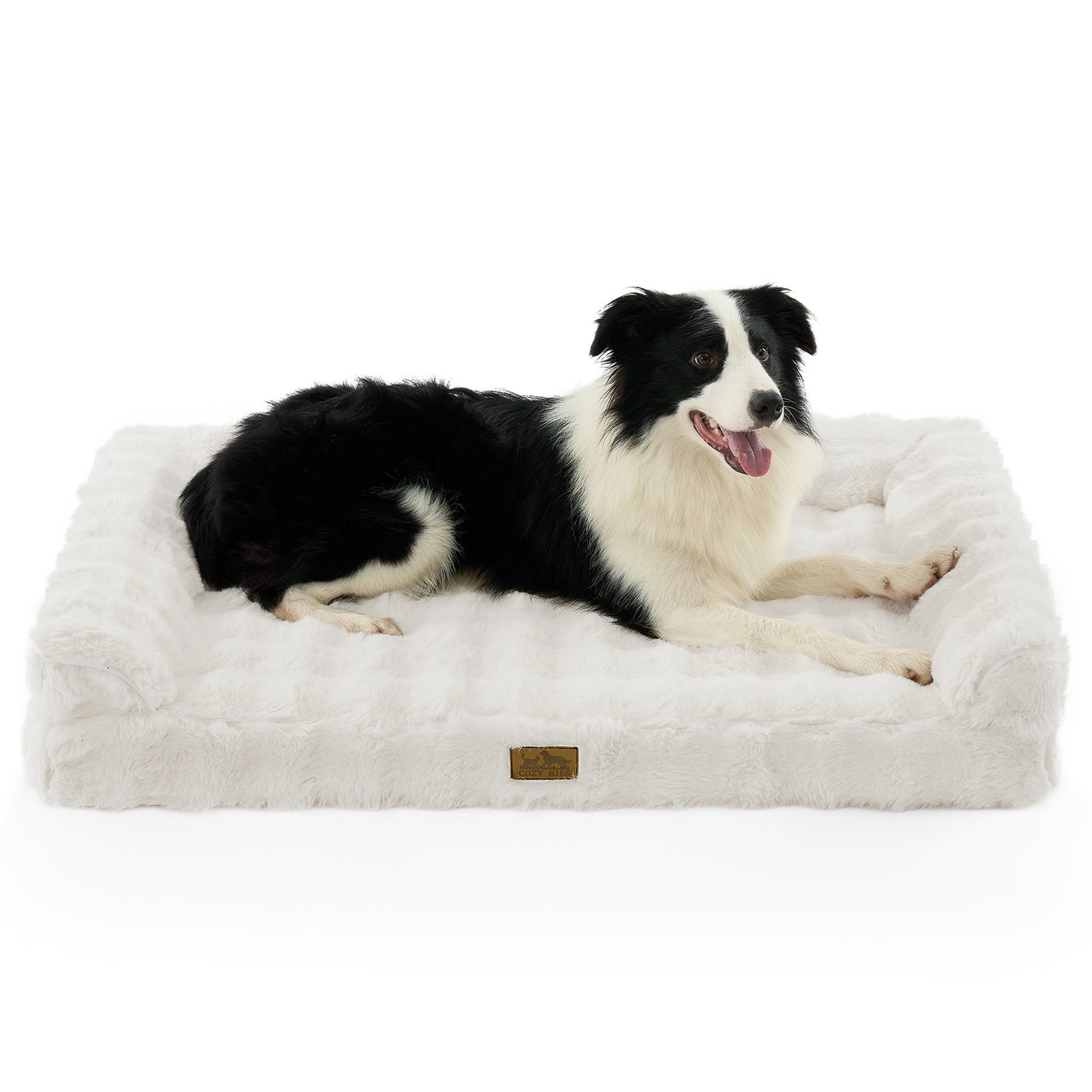 Fluffy Soft Bubble Faux Fur U-Shaped Dog Bed