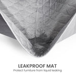 Leakproof cooling pet mat, protecting furniture from liquid leaking.