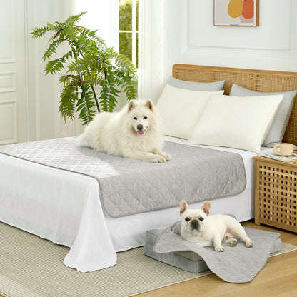 Diamond-Quilted Leakproof Cooling Couch Cover