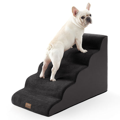 5-Step Extra Wide Curved Pet Stairs
