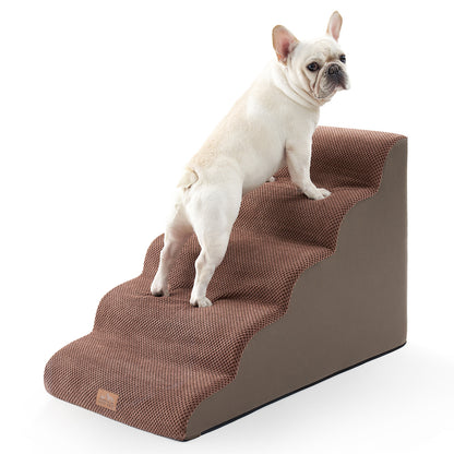 5-Step Extra Wide Curved Pet Stairs