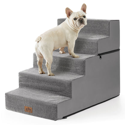 5-Step Extra Wide Foldable Right-Angle Pet Stairs