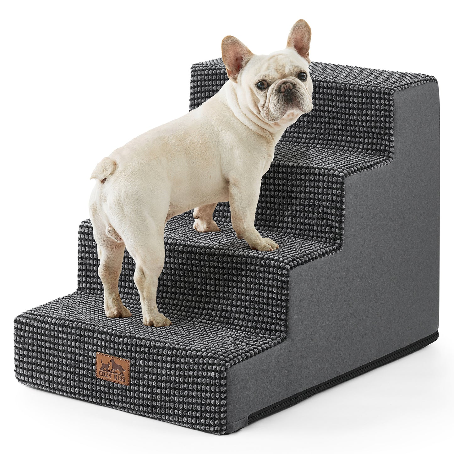 4-Step Extra Wide Right-Angle Pet Stairs