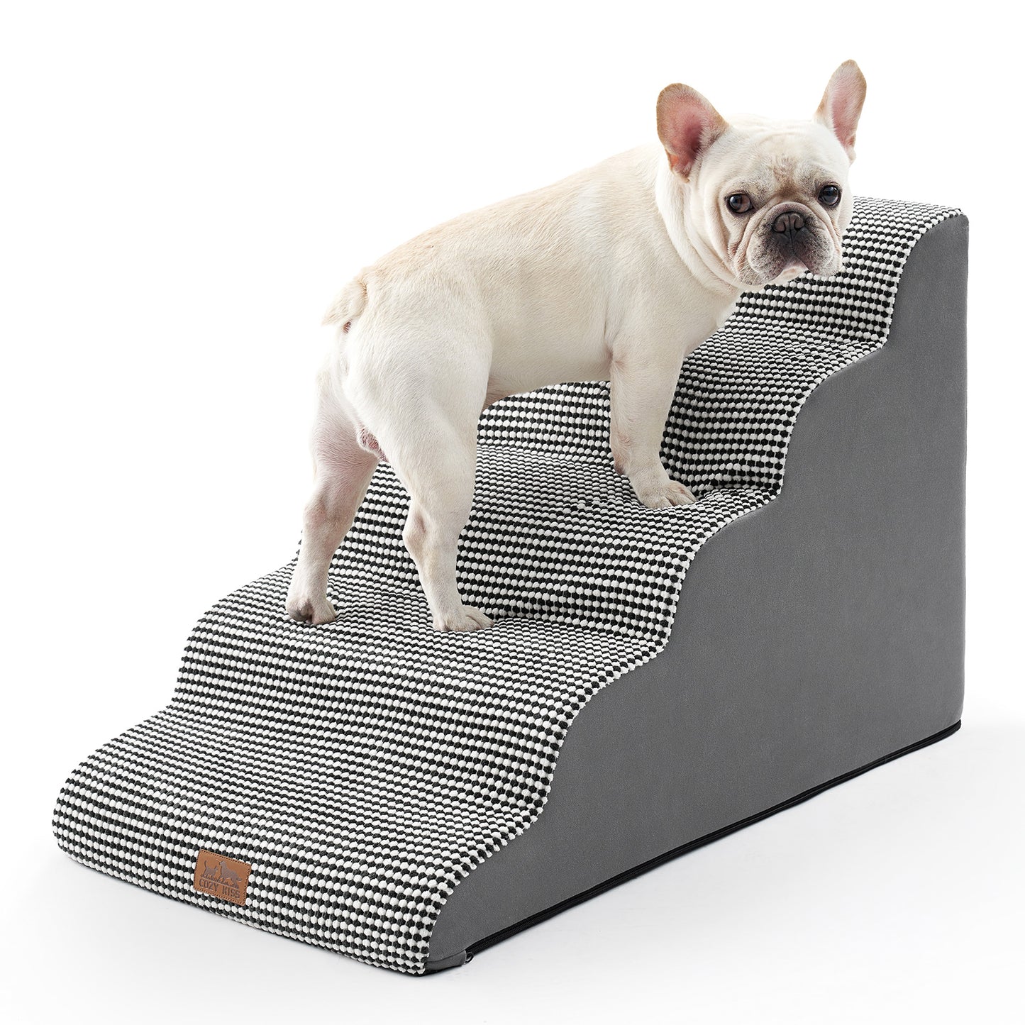 5-Step Extra Wide Curved Pet Stairs