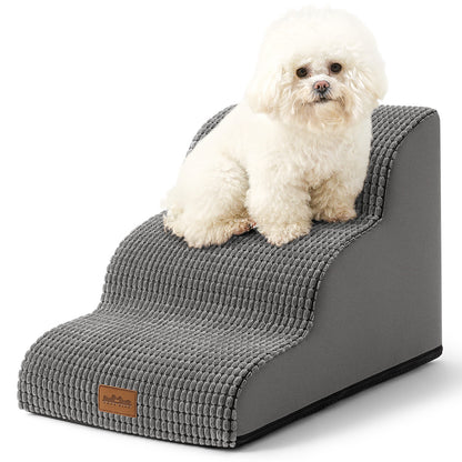 3-Step Extra Wide Curved Pet Stairs