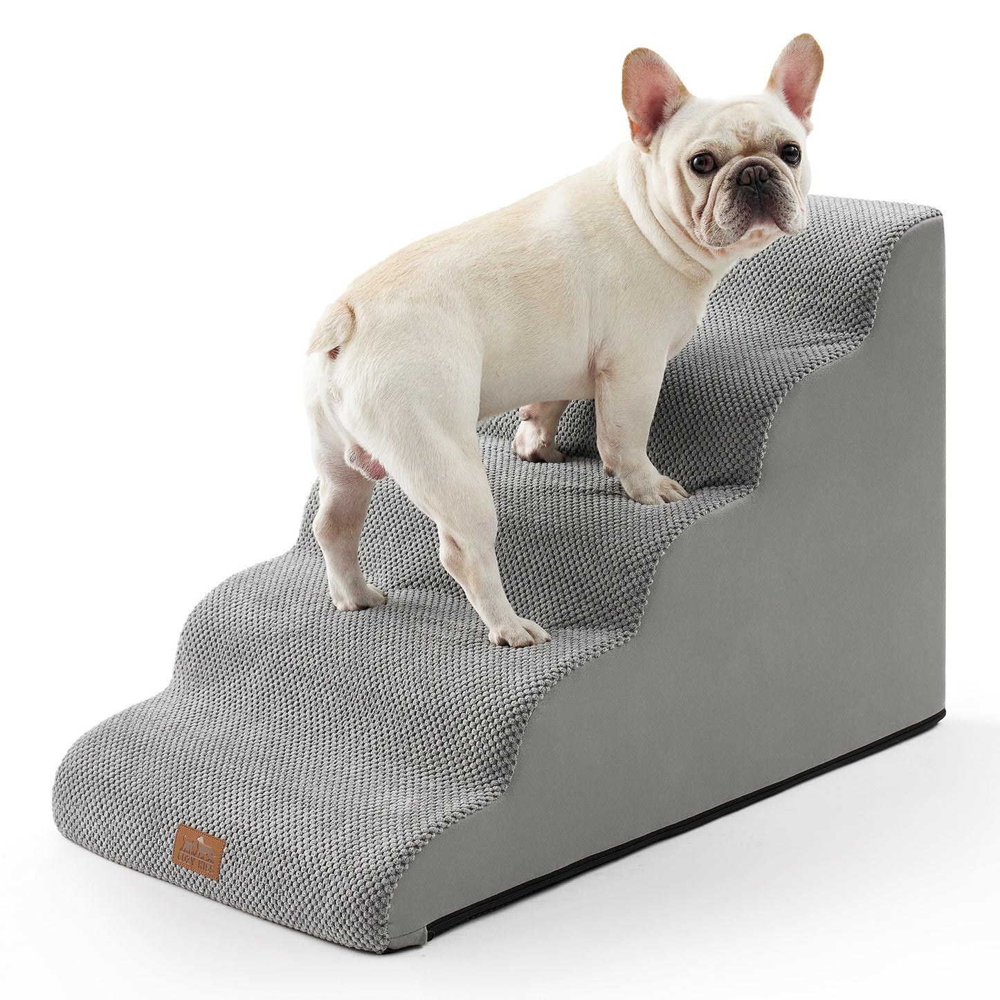 5-Step Extra Wide Curved Pet Stairs