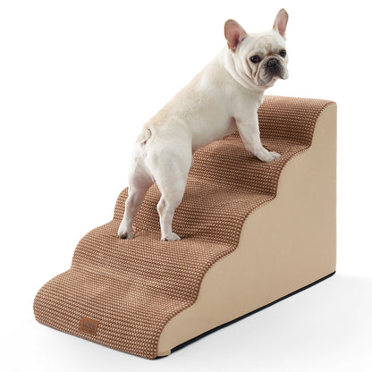 5-Step Extra Wide Curved Pet Stairs