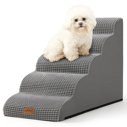 5-Step Joint-Fridendly Curved Pet Stairs