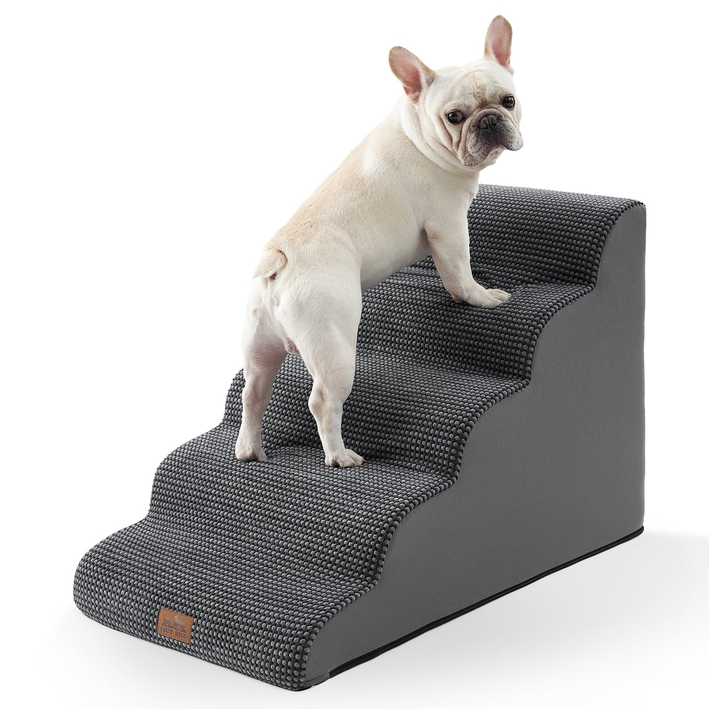5-Step Extra Wide Curved Pet Stairs