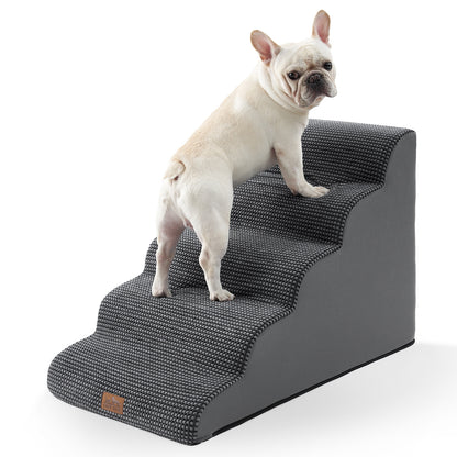 5-Step Extra Wide Curved Pet Stairs