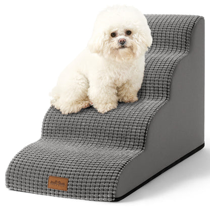 4-Step Joint-Fridendly Curved Pet Stairs