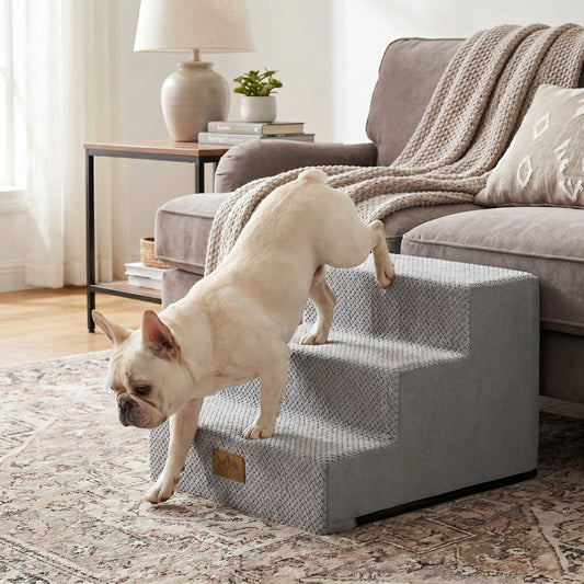 3-Step Gentle Slope Right-Angle Pet Stairs