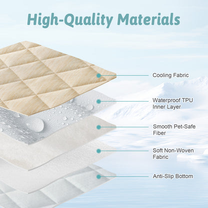 Diamond-Quilted Leakproof Cooling Couch Cover