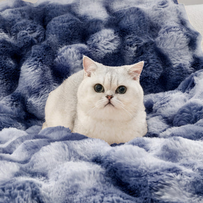 Fluffy Soft Bubble Faux Fur Couch Cover