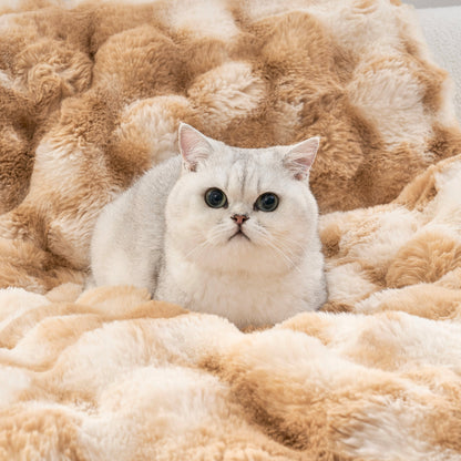 Fluffy Soft Bubble Faux Fur Couch Cover