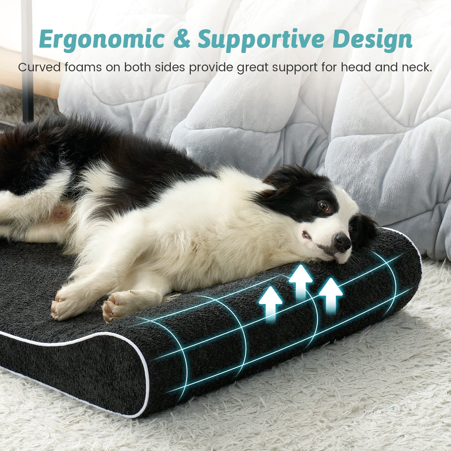All Seasons Boat-Shaped Scratch-Resistant Dog Bed