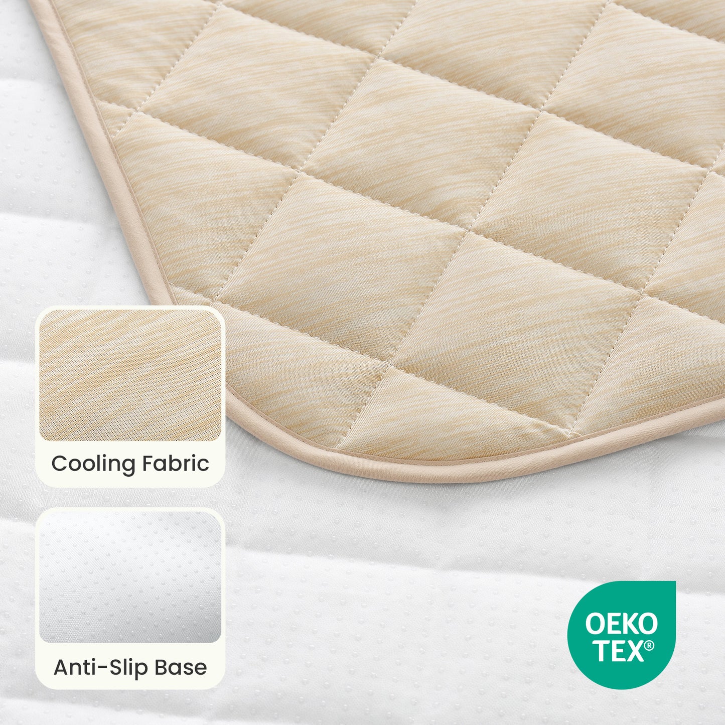 Diamond-Quilted Leakproof Cooling Couch Cover