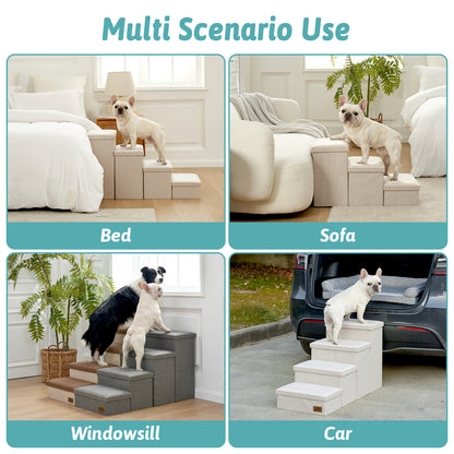 3-Step Space-Saving Storage Pet Stairs