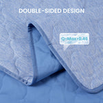 Close up of Cozy Kiss cooling pet blanket with Q-Max>0.46.