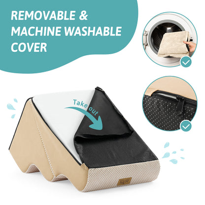 3-Step 2-in-1 Pet Stairs with Ramp Mode
