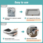 Instructions for using and cleaning Cozy Kiss pet bed
