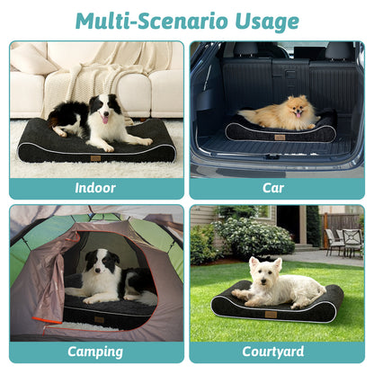 All Seasons Boat-Shaped Scratch-Resistant Dog Bed