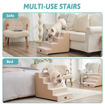 5-Step Extra Wide Right-Angle Pet Stairs