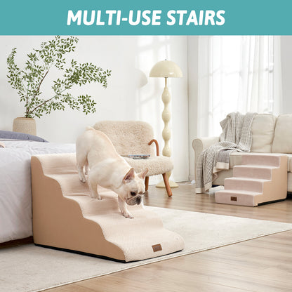 5-Step Extra Wide Curved Pet Stairs