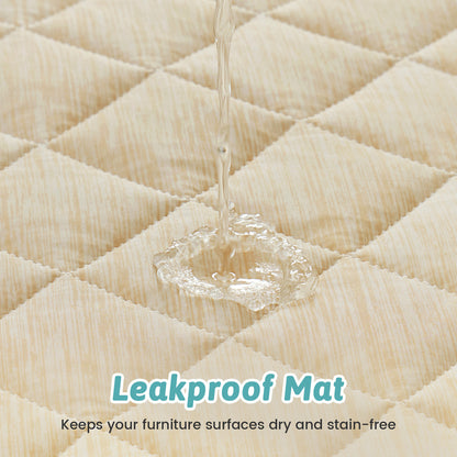 Diamond-Quilted Leakproof Cooling Couch Cover