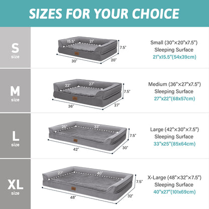 All Seasons U-Shaped Scratch-Resistant Dog Bed