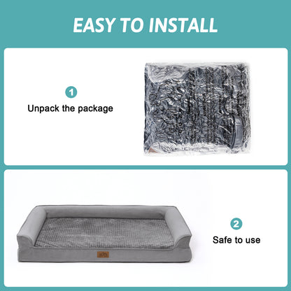 All Seasons U-Shaped Scratch-Resistant Dog Bed