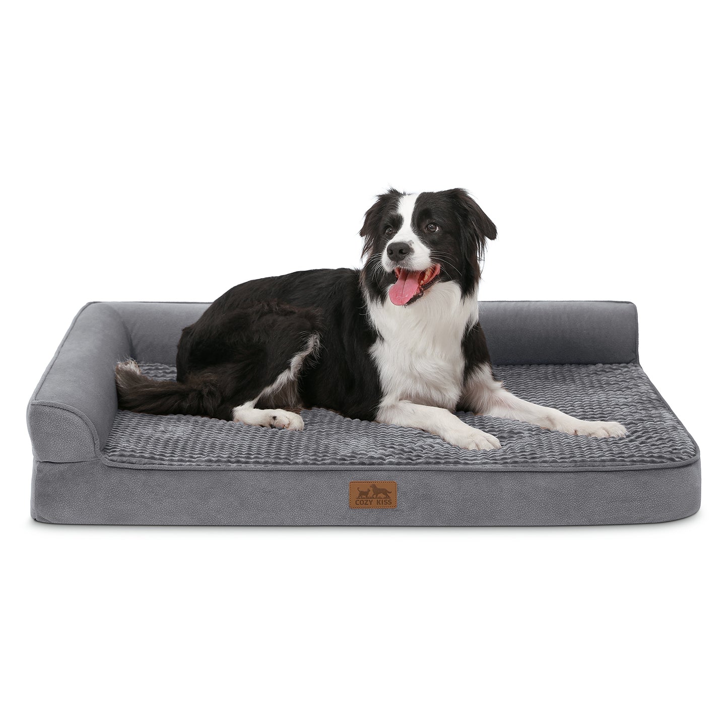 All Seasons L-Shaped Scratch-Resistant Dog Bed