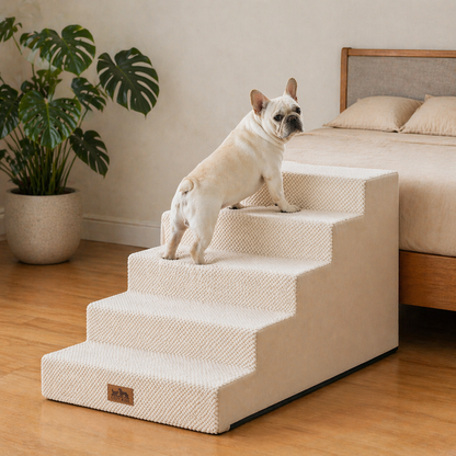 5-Step Extra Wide Right-Angle Pet Stairs